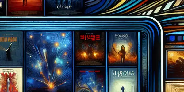 A modern film streaming platform showcasing popular Korean ethical films with a moody, cinematic atmosphere.